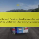 Forza Horizon 5 Forzathon Shop Discounts: Promotional offers, Limited-time sales, Community reactions