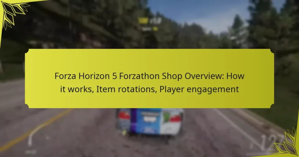 Forza Horizon 5 Forzathon Shop Overview: How it works, Item rotations, Player engagement