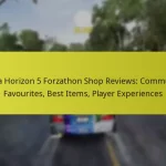 Forza Horizon 5 Forzathon Shop Reviews: Community Favourites, Best Items, Player Experiences