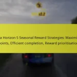 Forza Horizon 5 Seasonal Reward Strategies: Maximising points, Efficient completion, Reward prioritisation