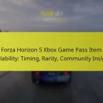 Forza Horizon 5 Xbox Game Pass Item Availability: Timing, Rarity, Community Insights