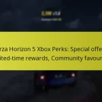 Forza Horizon 5 Xbox Perks: Special offers, Limited-time rewards, Community favourites