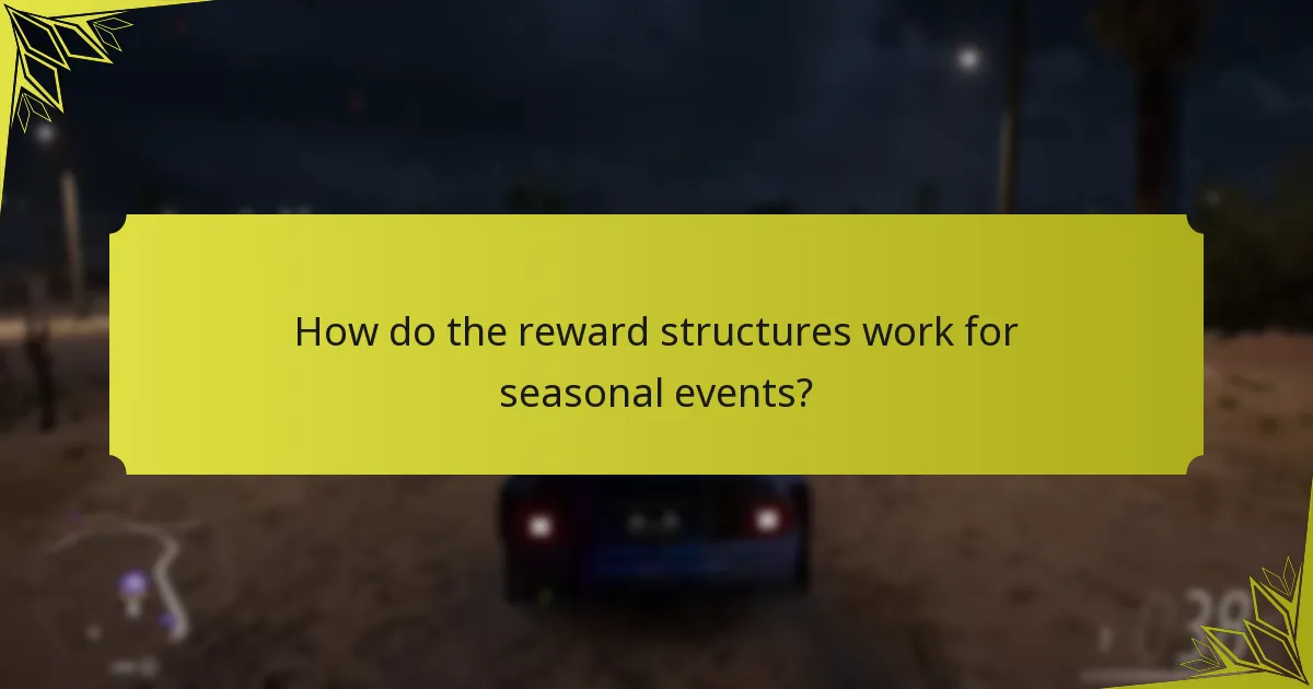 What are the participation requirements for seasonal events?
