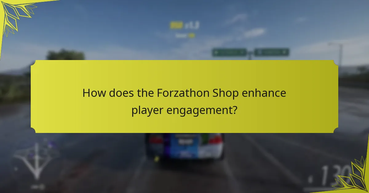 What are the item rotations in the Forzathon Shop?