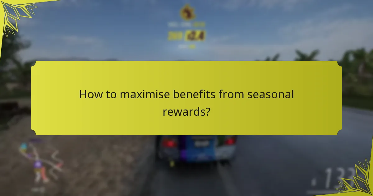 What trends are emerging in Forza Horizon 5 seasonal rewards?