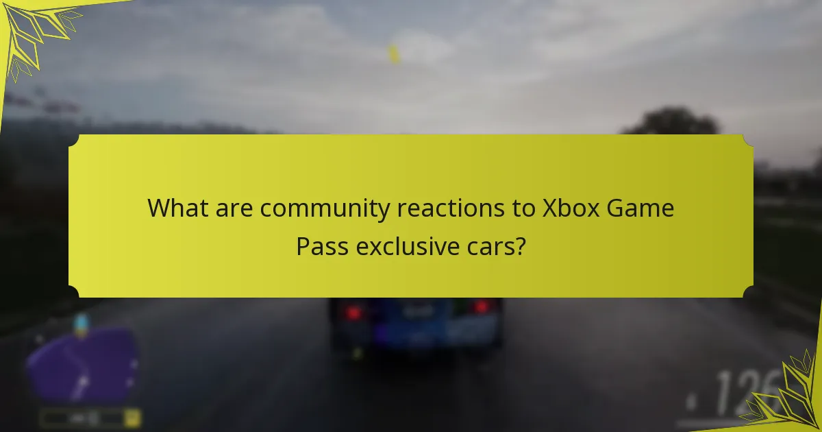 What are the unlock criteria for Xbox Game Pass exclusive cars?